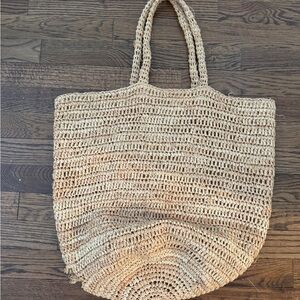 Jenni Kayne Woven Raffia Tote Bag
